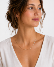 Load image into Gallery viewer, 14K Gold Pavé Diamond Mushroom Necklace