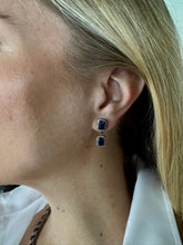 Load image into Gallery viewer, Sapphire & Pavé Diamond Necklace