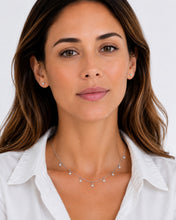 Load image into Gallery viewer, Small Pavé Diamond Star Necklace