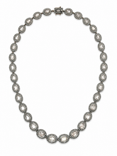 Load image into Gallery viewer, Rose-Cut Diamond Necklace