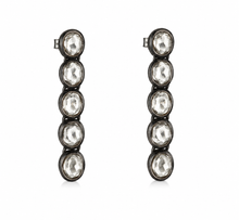 Load image into Gallery viewer, Rose-Cut Diamond Drop Earrings