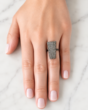Load image into Gallery viewer, Pave Diamond Trapezoid Ring