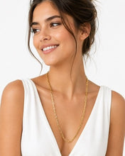 Load image into Gallery viewer, 14K Gold Paper Clip Chain