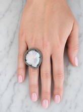 Load image into Gallery viewer, Baroque Pearl & Pavé Diamond Statement Ring