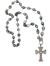 Load image into Gallery viewer, Vintage Rose-Cut Diamond Cross