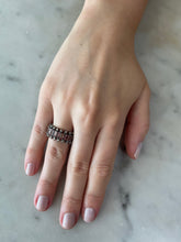Load image into Gallery viewer, Tourmaline Baguette & Diamond Band Ring