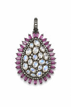 Load image into Gallery viewer, Pink Tourmaline and Moonstone Pendant
