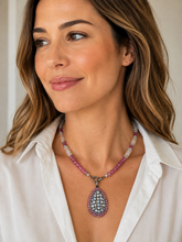 Load image into Gallery viewer, Pink Tourmaline and Moonstone
