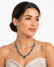 Load image into Gallery viewer, Emerald &amp; Diamond Necklace
