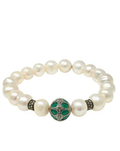 Load image into Gallery viewer, Pearls and Emeralds
