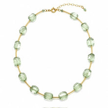 Load image into Gallery viewer, Green Topaz &amp; Pearl Necklace
