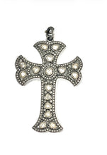 Load image into Gallery viewer, Vintage Rose-Cut Diamond Cross

