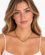 Load image into Gallery viewer, Peridot &amp; Diamond Charm Necklace
