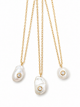 Load image into Gallery viewer, Baroque pearl and diamond
