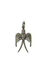 Load image into Gallery viewer, Swallow Bird Pavé Diamond Pendant
