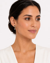 Load image into Gallery viewer, Rose-Cut Diamond &amp; Tahitian Pearl Drop Earrings
