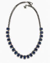 Load image into Gallery viewer, Sapphire &amp; Pavé Diamond Necklace
