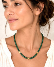 Load image into Gallery viewer, Graduated Emerald &amp; 18K Gold Necklace
