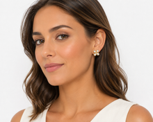 Load image into Gallery viewer, 4 Rose Cut Diamond Stud Earrings
