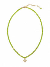 Load image into Gallery viewer, Peridot &amp; Diamond Charm Necklace
