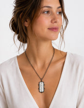 Load image into Gallery viewer, Agate Geode &amp; Diamond Pendant
