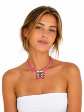 Load image into Gallery viewer, Pink Enamel Butterfly

