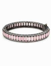 Load image into Gallery viewer, Pink Tourmaline &amp; Diamond Bangle
