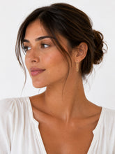 Load image into Gallery viewer, 14K Gold Three-Link Drop Stud Earrings
