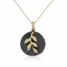 Load image into Gallery viewer, 14K Gold Botanical Pendant Necklace
