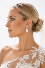 Load image into Gallery viewer, Baroque Pearl Cubic Zirconia Drop Earrings
