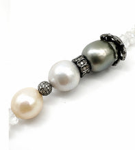 Load image into Gallery viewer, Moonstone, Pearl Statement Necklace
