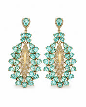Load image into Gallery viewer, Paraiba Tourmaline Statement Earrings
