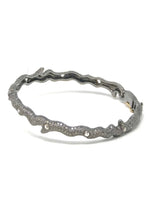 Load image into Gallery viewer, Rhodium &amp; Pavé Diamond Branch Bracelet
