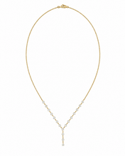 Load image into Gallery viewer, 18K Gold Diamond Y Necklace
