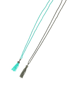 Turquoise and Diamond Tassel