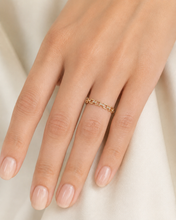 Load image into Gallery viewer, 14K Gold Diamond Buckle Band Ring
