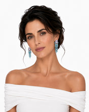 Load image into Gallery viewer, Kunzite, Paraiba Tourmaline &amp; Diamond Earrings
