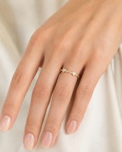 Load image into Gallery viewer, 14K Gold Heart Pavé Diamond Ring
