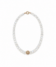 Load image into Gallery viewer, Graduated Moonstone &amp; Champagne Diamond Necklace
