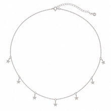 Load image into Gallery viewer, Small Pavé Diamond Star Necklace
