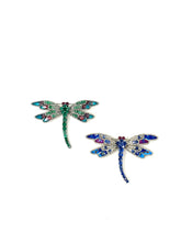Load image into Gallery viewer, Sapphire, Diamond &amp; Enamel Dragonfly Brooch/Pendant
