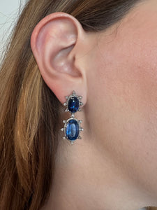 Tanzanite and diamonds