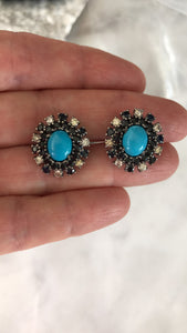 Turquoise and sapphires