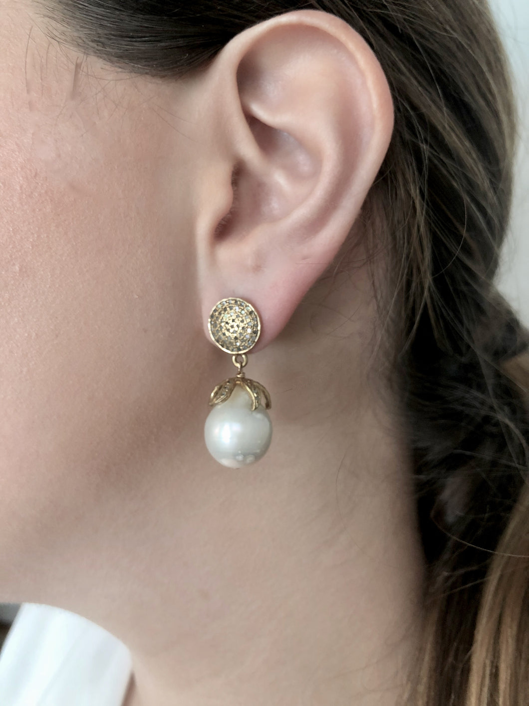 Baroque Pearl Earring