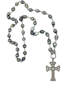 Baroque Cross Pendant