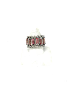 Pink Tourmaline band Ring