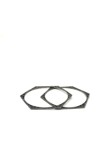 Hexagon Shaped Bangles