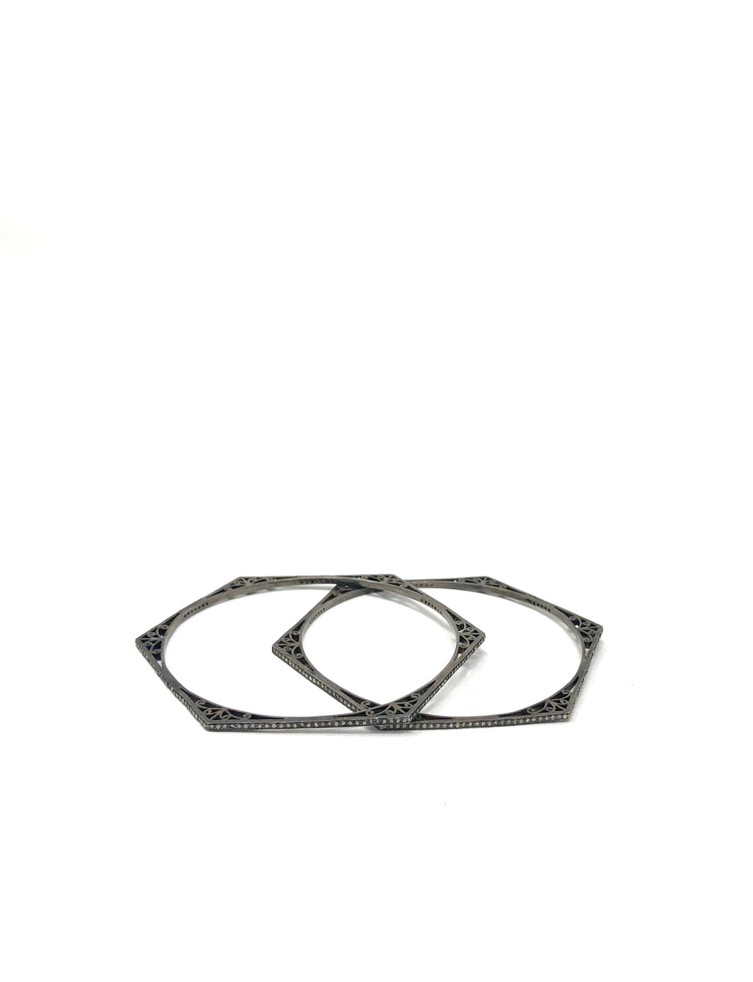 Hexagon Shaped Bangles