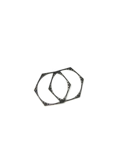 Hexagon Shaped Bangles