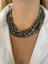 Load image into Gallery viewer, Labradorite and Gold beads
